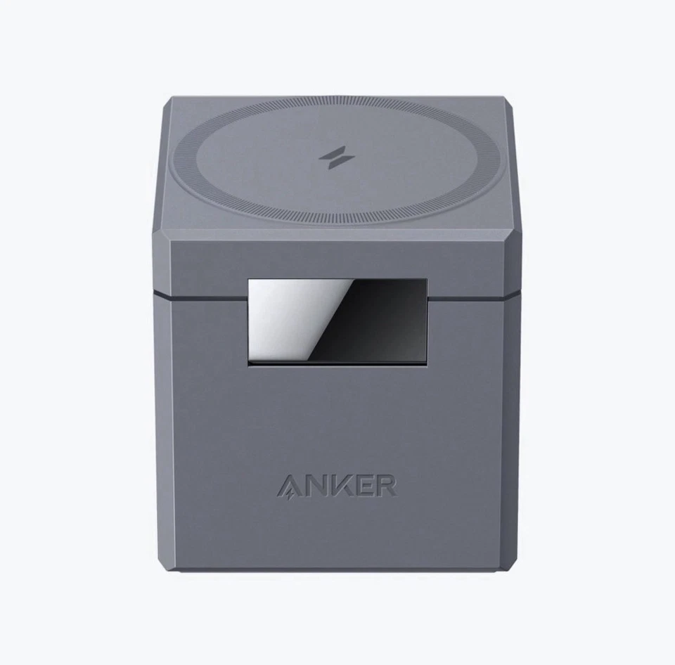 Anker 3-in-1 Cube with Magsafe - Black: USB-C Wireless Charger for Apple iPhone - Image 4 of 4