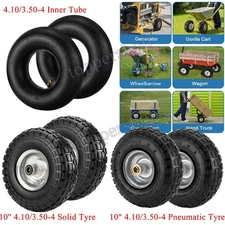 10" 4.10/3.50-4 Heavy Duty Inner Tube/Solid Tyre/Pneumatic Tyre Wheels Handtruck