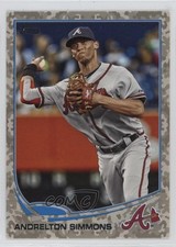 2013 Topps Desert Camo Foil 94/99 Andrelton Simmons #581 17wc