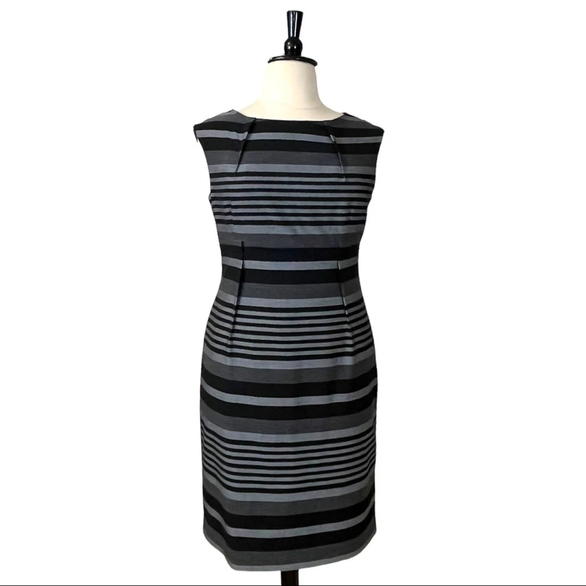 calvin klein plus size sheer-stripe sheath dress calvin klein plus size sheath dresses 2026 Cheap Sale