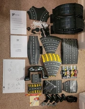 Childford Slot Car Racing 4 Lane with Double Loops, Set T-9058, Used Once