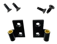 Lower Door Hinge Bracket Set. Brass Pin Bushings For Jeep Wranlger TJ 1997-2006