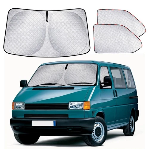 ZATOOTO Windscreen Sun Shade Magnetic Thermal Window Cover for VW T4 – Fits T4