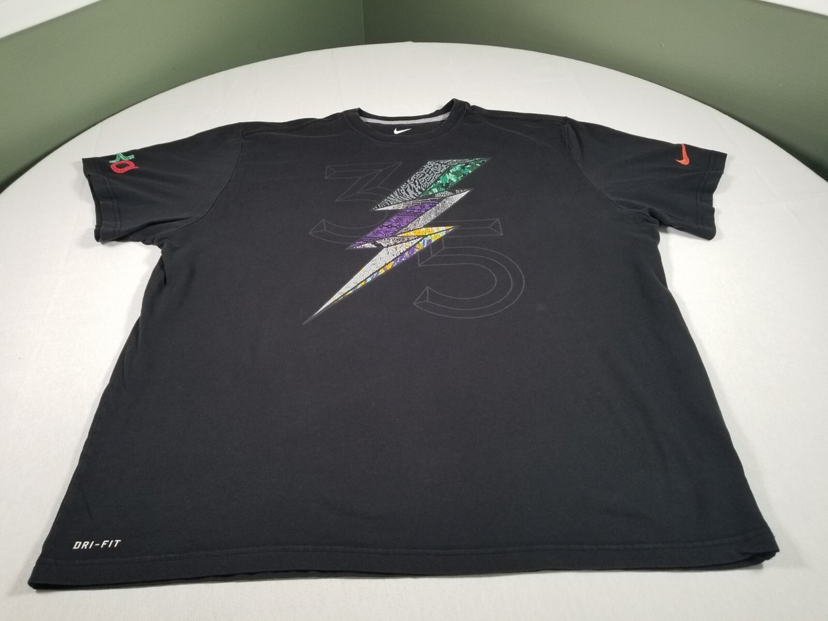 nike miler lightning bolt t shirt