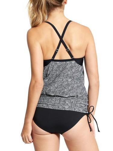 NWT Athleta Laguna Side Scrunch Tankini Top, Black SZ 36 B/C