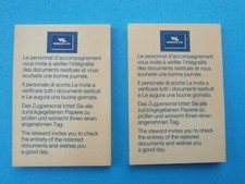 Wagons Lits CIWLT Sleeper Car Postits Stickers Travel Documents 2 Blocks