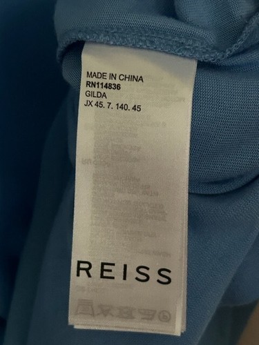 Reiss top size 'L' Blue (New) - Picture 5 of 7