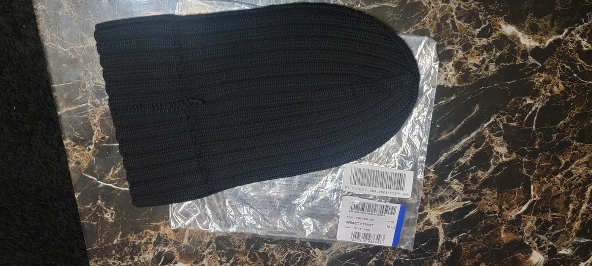Moncler Berretto Tricot Rib-Knit Beanie ⚫ | eBay