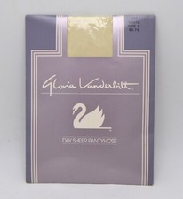 Gloria Vanderbilt Pantyhose Day Sheer Color Off White Size E NEW