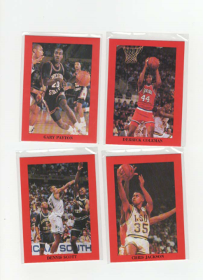 1989-90 Roundball Press 1st Rounders 15 Card NBA Basketball Set