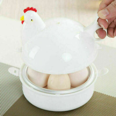Huhn Mikrowelle Eierkocher Poacher Boiler Steamer Kitchen Tool 4 Eier