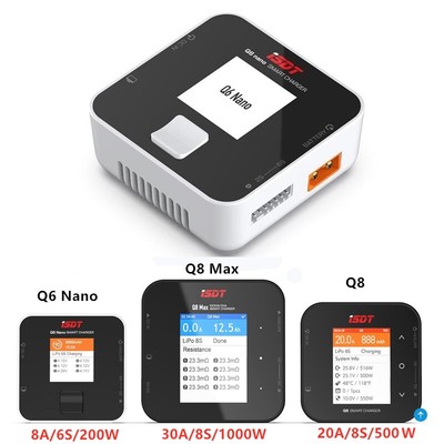 ISDT Q6 Nano 200W/Q8 Lite 500W/Q8 Max 1000W 1-6S  2-8S Pocket High Power Charger