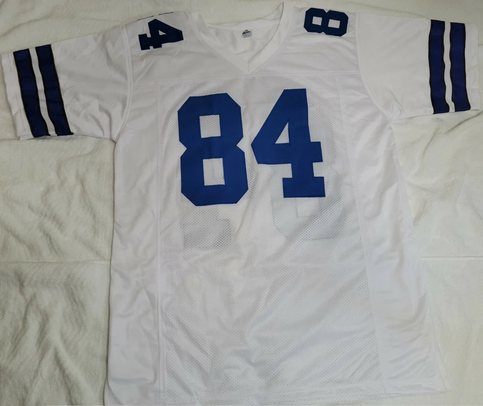 Jay Novacek  Autographed Dallas Cowboys Football Jersey Becket approved Hologram - Image 2 of 4