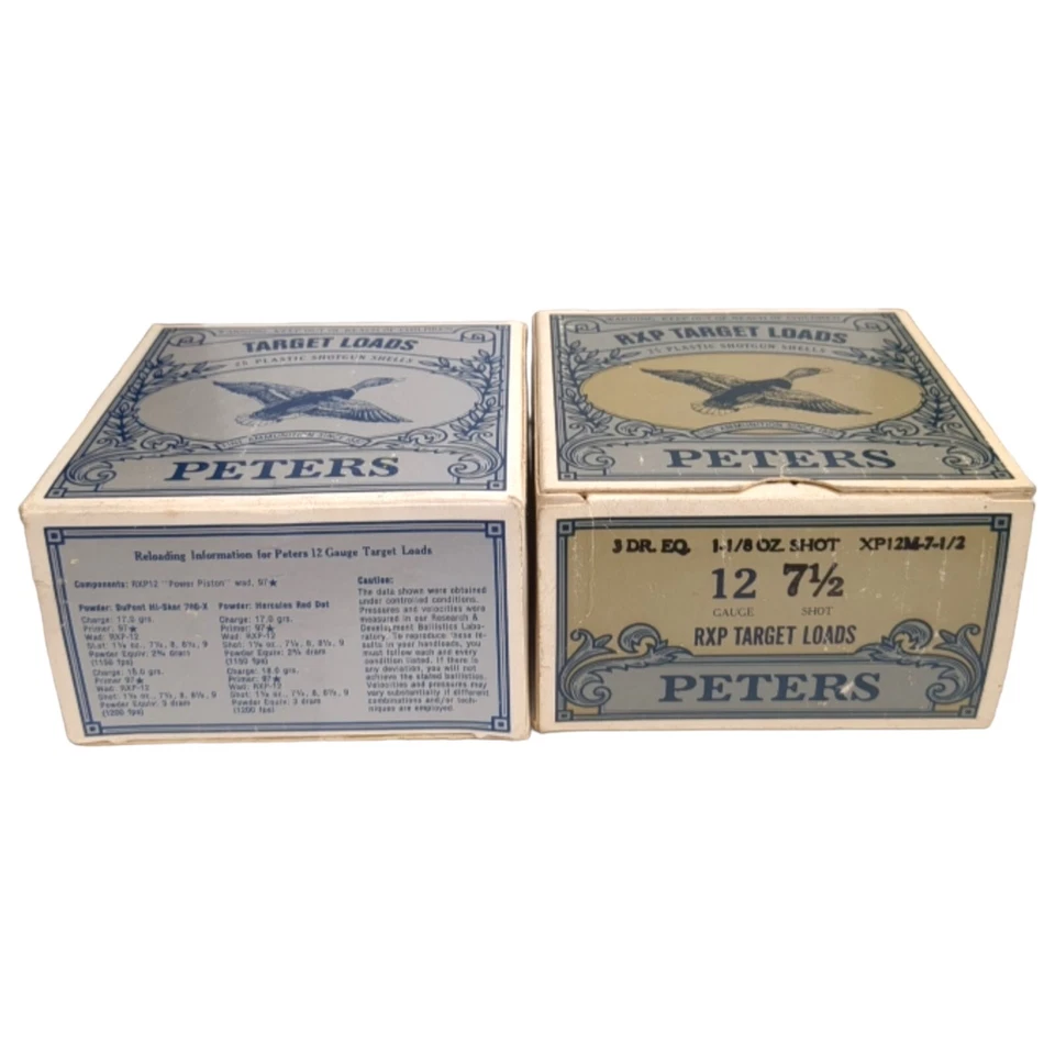 Lot of 6 VINTAGE 1960’s Peters 12GA Skeet Trap Empty SHELL BOX - Image 4 of 4