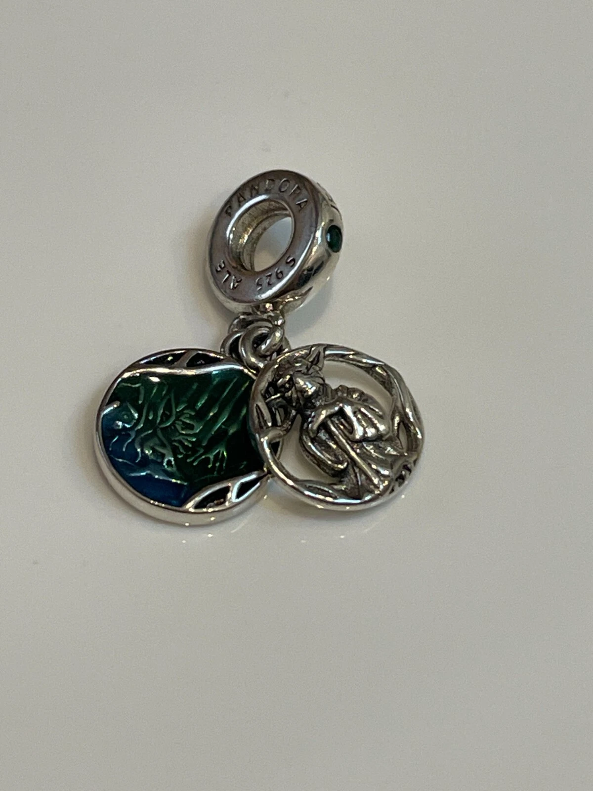 PANDORA NEW Authentic PANDORA Star Wars Yoda Jedi Master Double Dangle ...