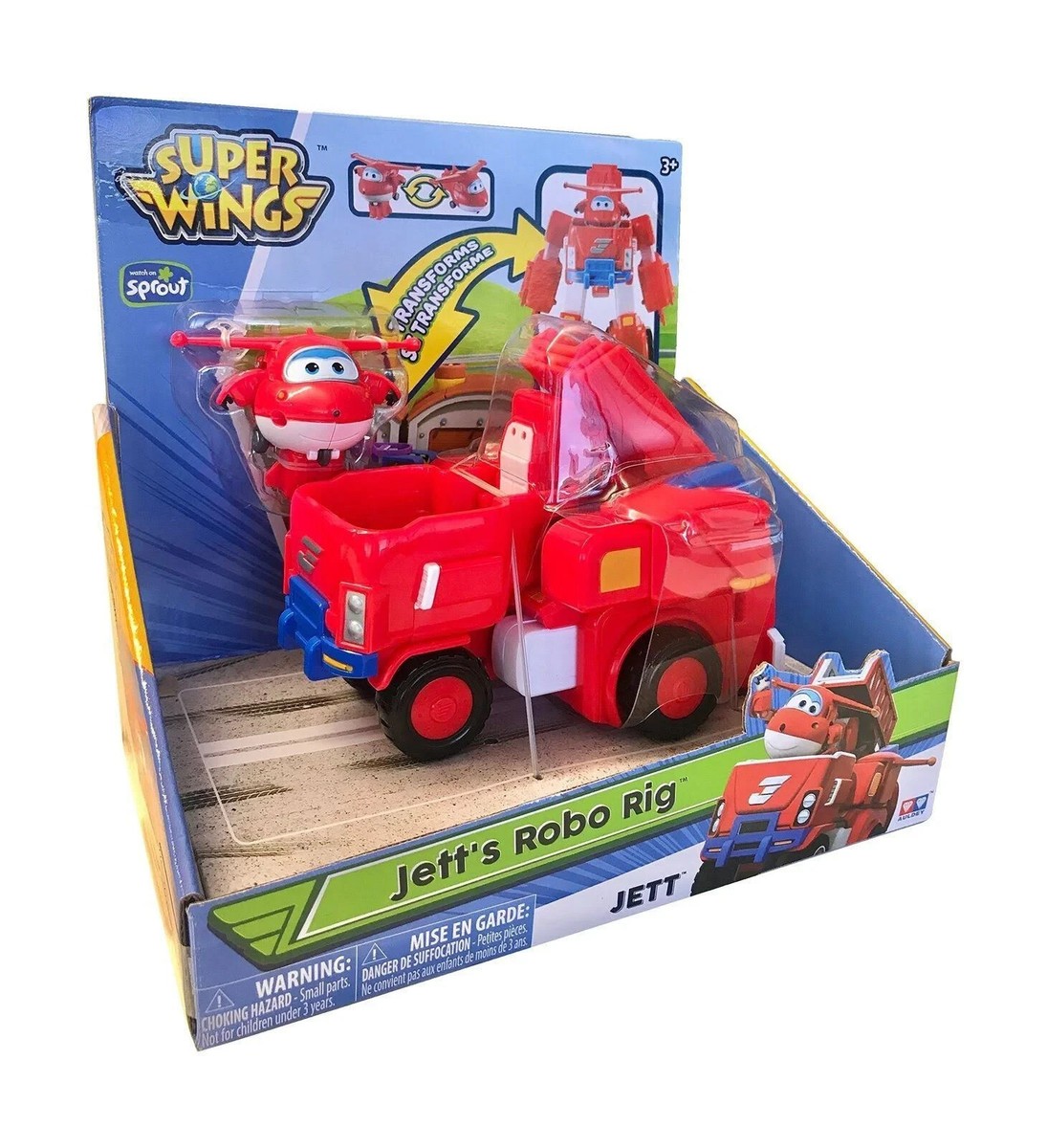 Airplane Toy Super Wings Jett's Robo Rig Super Wings Jett's
