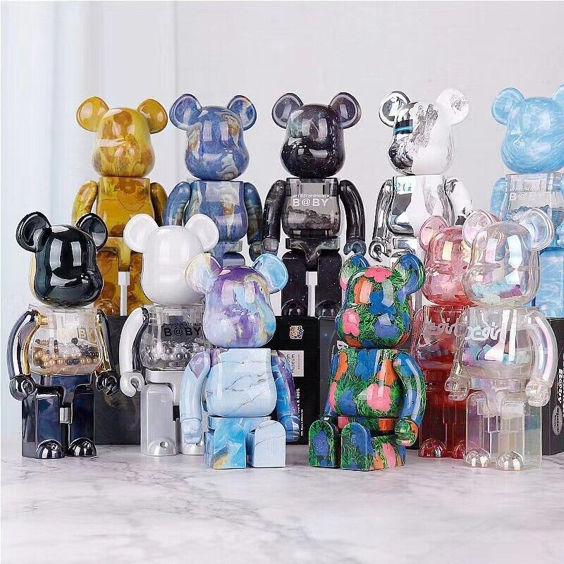 Bearbrick400%+100%Kaws Tension Art line graffiti Action Bearbrick400%+100%Kaws Tension Art line graffiti Action