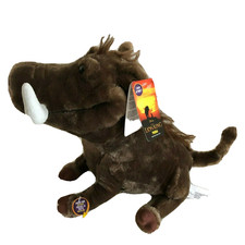 Pumbaa Talking Plush Lion King Brown Gift 14 Inch Disney New