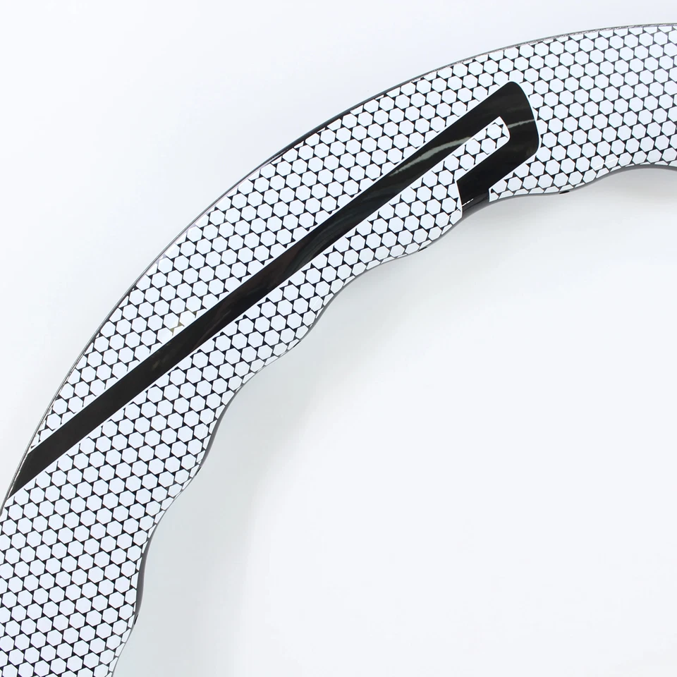 700C Road Bike Wave Rim Carbon Fibre Bicycle Disc Brake Wheels Clincher Tubeless - Image 2 of 4