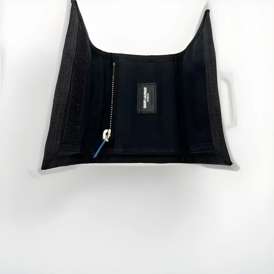 Saint Laurent Canvas Bifold Wallet America Flag Made in Italy - Image 3 of 4