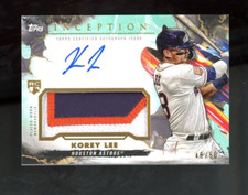 2023 Topps Inception Aqua /50 Korey Lee #IAP-KL RPA Rookie Patch Auto RC