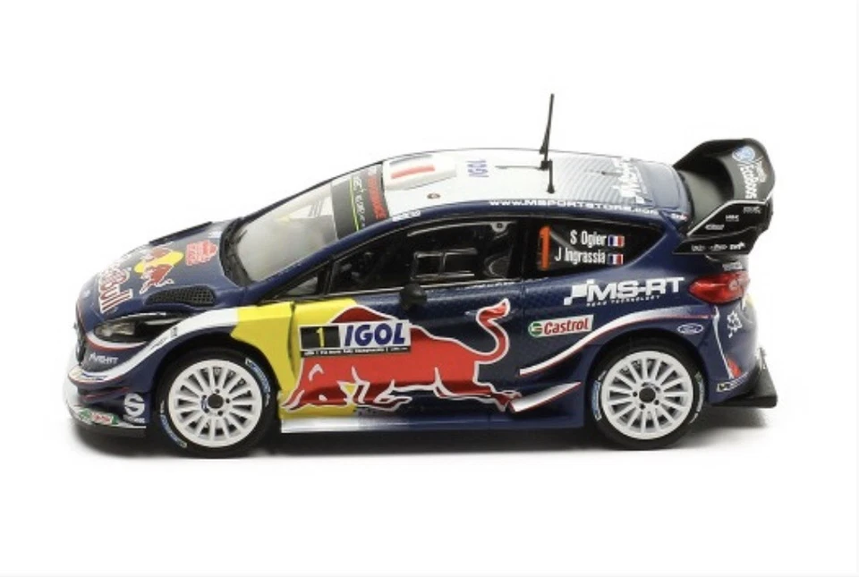 FORD FIESTA WRC #1 S. OGIER - J.INGRASSIA WINNER TOUR DE CORSE 2018 - IXO RAM674 - Immagine 3 di 4