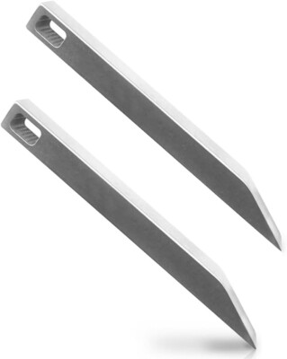 2 pcs The MagicEDC Pry Bar Tools, Stainless Steel Keychain Prybar Small Keychain