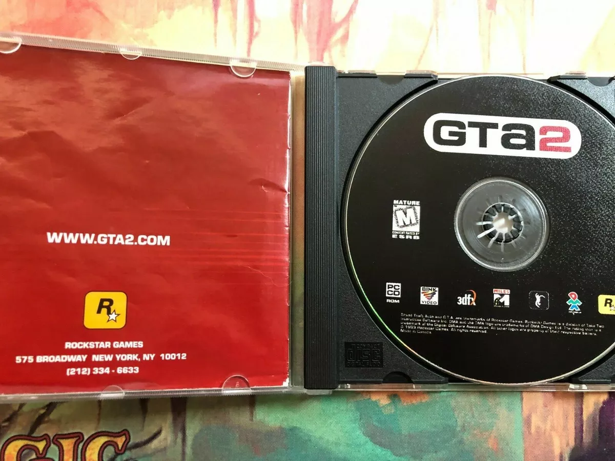 Grand Theft Auto 2 (windows PC CD Rom) - Rockstar Games GTA2 Works