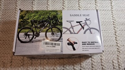 Sattelsitz - für Kinder Kinder verstellbar, Fahrrad mit Fußstütze und Lenker 