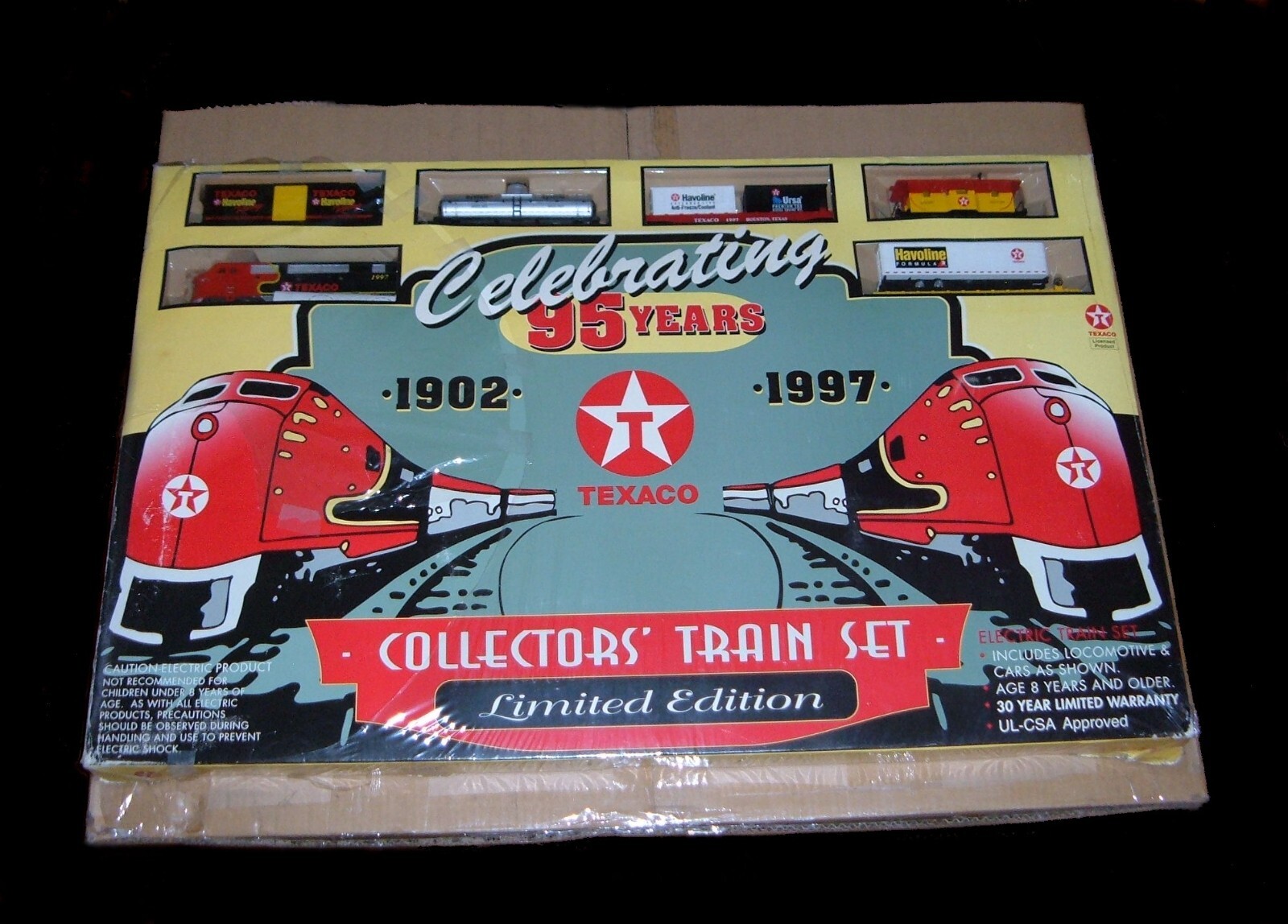 Texaco HO Collector's 95th Anniversary Train Set Limited Edition 1303