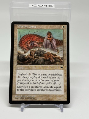 MTG - Worthy Cause - Tempest - Magic the Gathering