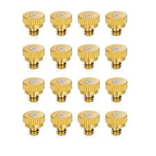 G 3/16 Brass Misting Nozzles 0.4mm / 0.015" Orifice Atomizing Mister Sprayer ...