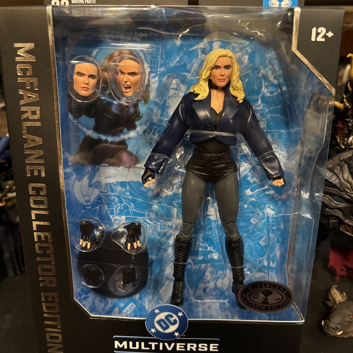 McFarlane DC Multiverse BLACK CANARY PLATINUM Variant Collector