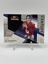 2009 Donruss Threads Century Stars Eli Manning #7 Giants