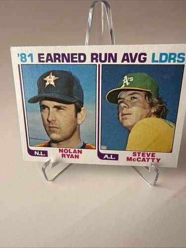 1982 Topps - League Leaders Nolan Ryan, Steve McCatty #167