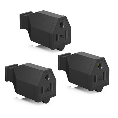 #ad NEMA 5 15P Replacement Plug 3 Prong 125V 15A Female Electrical Plug Connector $11.85