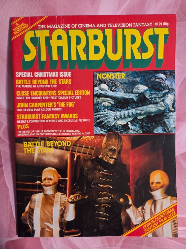Starburst V.3 #29- 1980, Classic UK Sci-Fi Magazine, Caroline Munro, Marvel, FN!