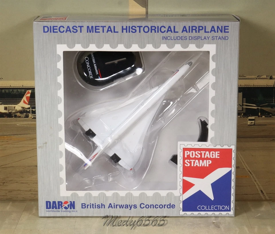 Briefmarke British Airways Concorde Maßstab 1/350