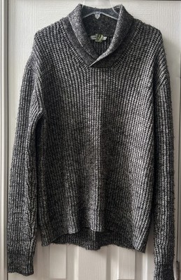 J Lindeberg 100% Cotton Wool Sweater Knitted Golf Men's Clothing Long Sleeve XL
