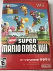 Nintendo New Super Mario Bros. Wii (Wii) Complete w/ Case & Manual