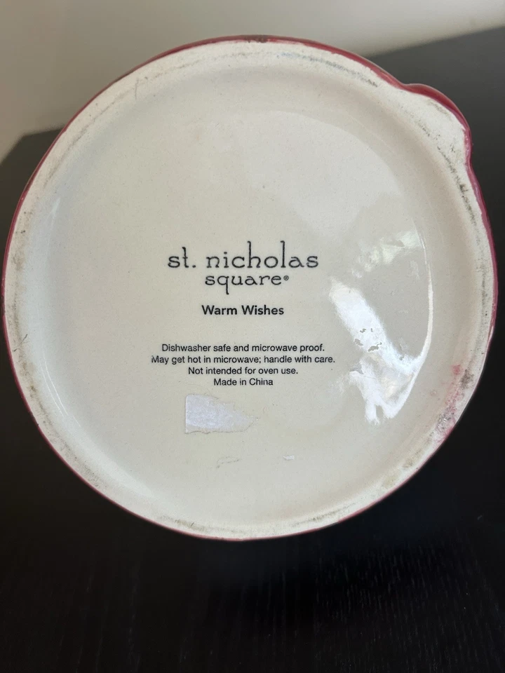 St. Nicholas Square Warm Wishes Snowman Holiday Christmas Candy Dish Centerpiece - Image 4 of 4