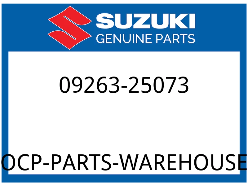 Suzuki OEM Part 09263-25073 .BEARING (25X33X35)