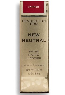 Revolution Pro, New Neutral, Matte, Cream Lipstick, Vamped, 3.6 g, NEW