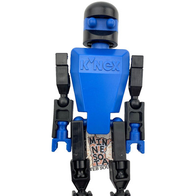 (1) K NEX / Knex Action Figure   Blue Robot People Men Part