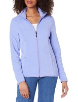 Fleece-Jacke Damen XL Violett ReißVerschluss Amazon Essentials, ÜBergrößE