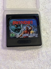 Shinobi Sega Game Gear 1991 Authentic Handheld Video GameGear w/Case Made in USA