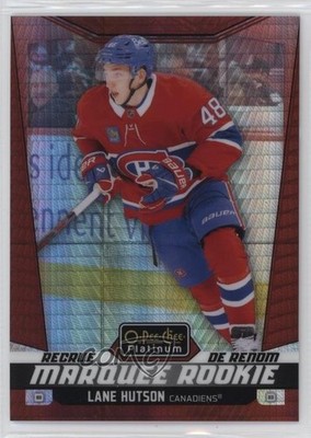 2024-25 O-Pee-Chee Platinum Marquee Rookies Red Prism Lane Hutson Rookie RC y4i