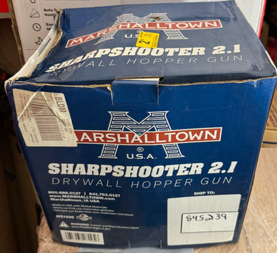 MARSHALLTOWN Sharpshooter 2.1 Hopper Gun, 2-Gallon Hopper, Soft Grip Trigger