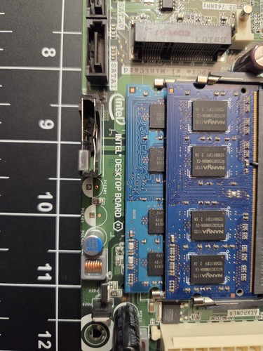 Intel Atom D525MW Mini ITX Motherboard 1.8GHz CPU, 4GB RAM, I/O Panel - Picture 6 of 7