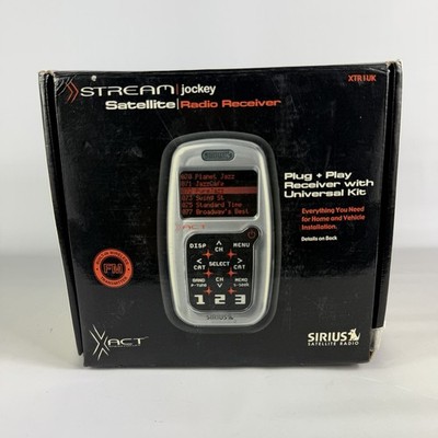 NEW Xact Stream Jockey Sirius Satellite Radio Plug & Play Receiver Open Box